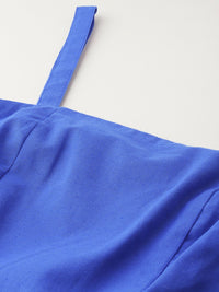 DressBerry Utility Chic Cotton Linen Sheath Mini Dress