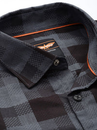 Park Avenue Slim Fit Opaque Checked Pure Cotton Casual Shirt