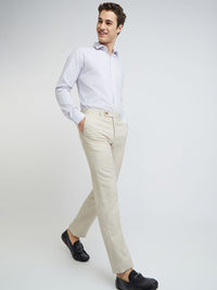 Park Avenue Men Slim Fit Vertical Stripes Opaque Pure Cotton Formal Shirt