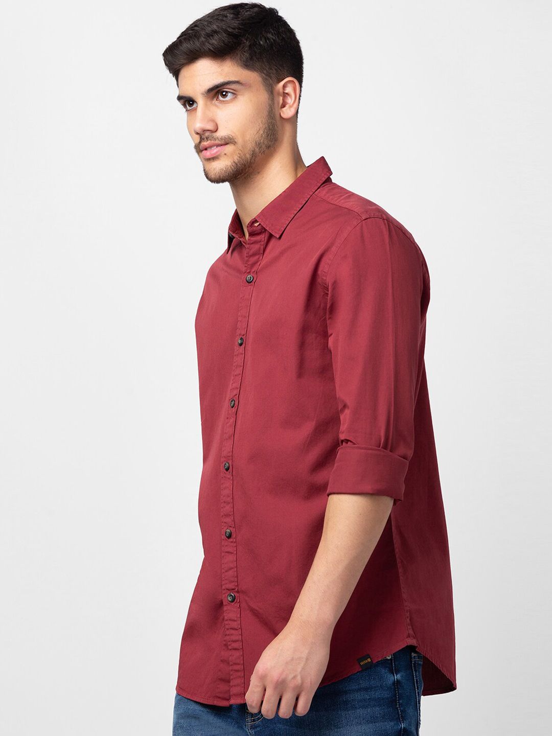 SPYKAR Men Slim Fit Casual Shirt