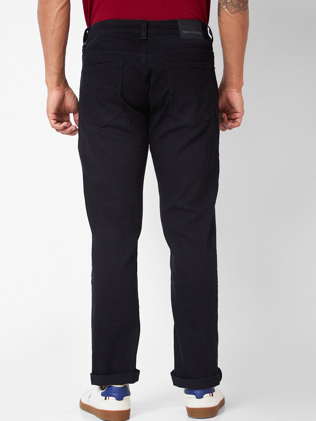 SPYKAR Men Mid Rise Clean look Cotton Jeans