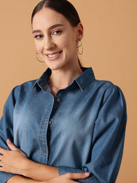 STREET 9 Comfort Denim Cotton Casual Shirt