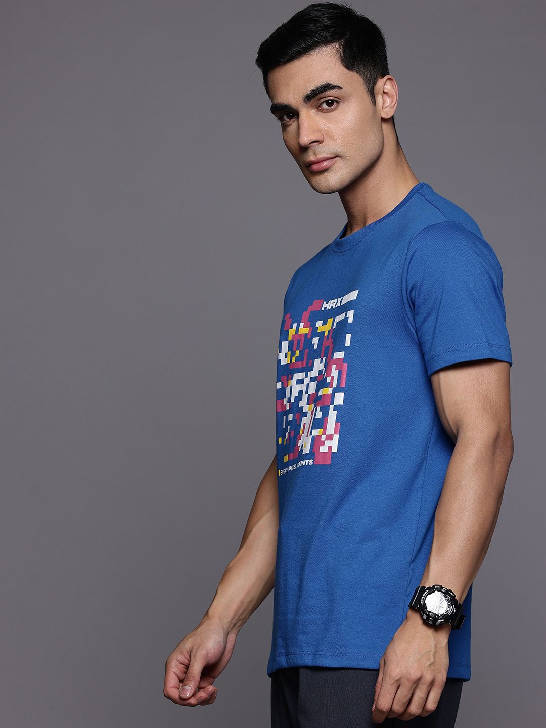 HRX by Hrithik Roshan Printed Casual T-shirt