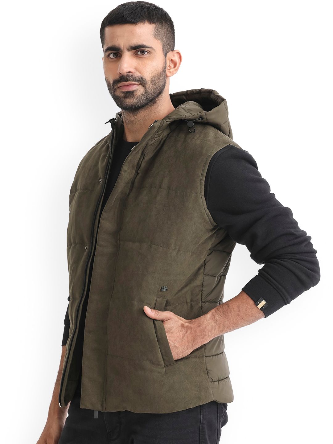 RARE RABBIT Men Rald Puffer Hooded Jacket