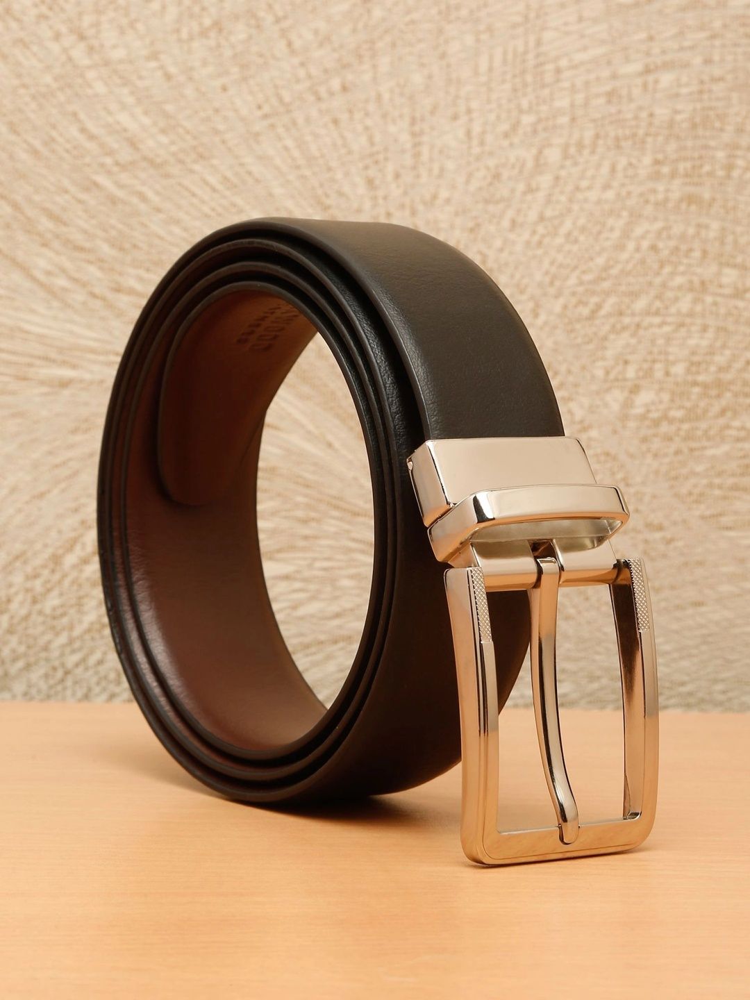 Teakwood Leathers Men Leather Reversible Belt