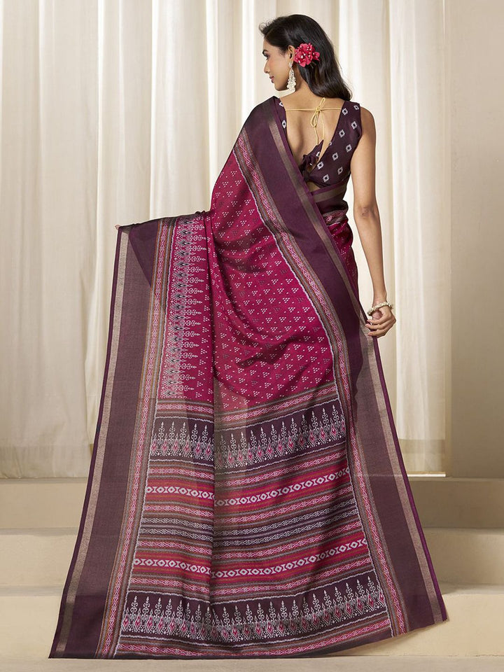 KALINI Ethnic Motifs Pure Cotton Saree