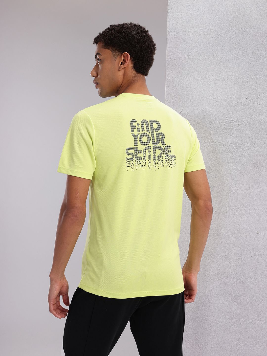 HRX by Hrithik Roshan Couple Tee Collection Typography Print Rapid-Dry Running T-shirt