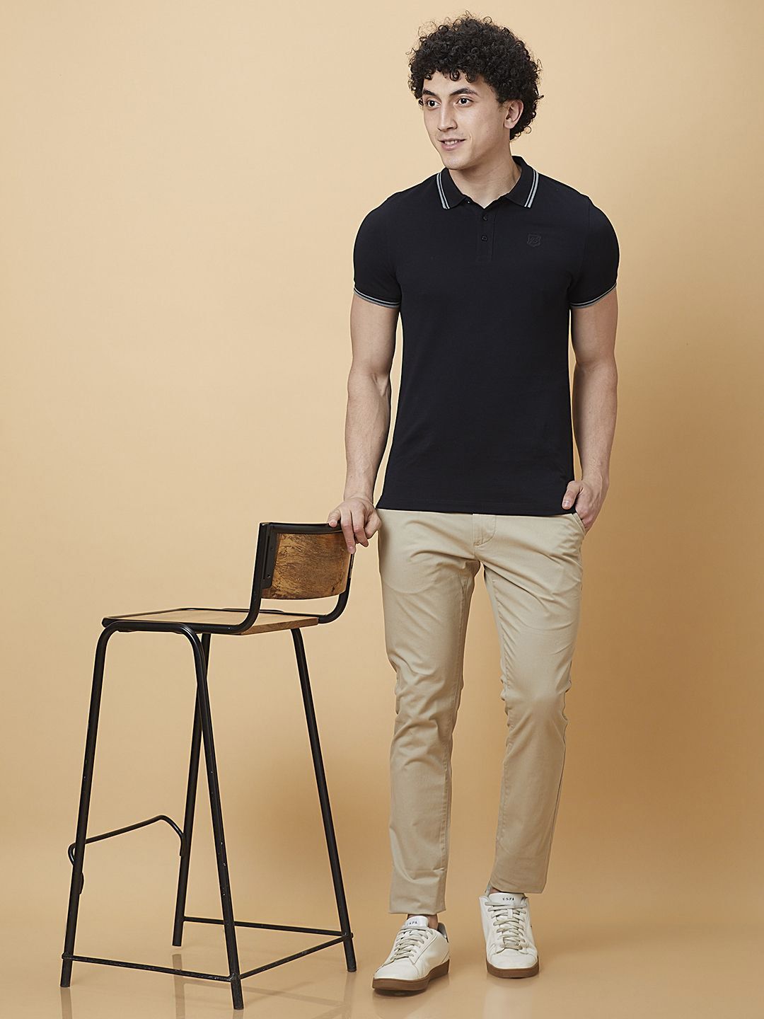 Being Human Men Slim Fit Chinos Trousers