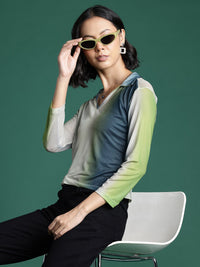 DressBerry Dyed Net Top With Inner