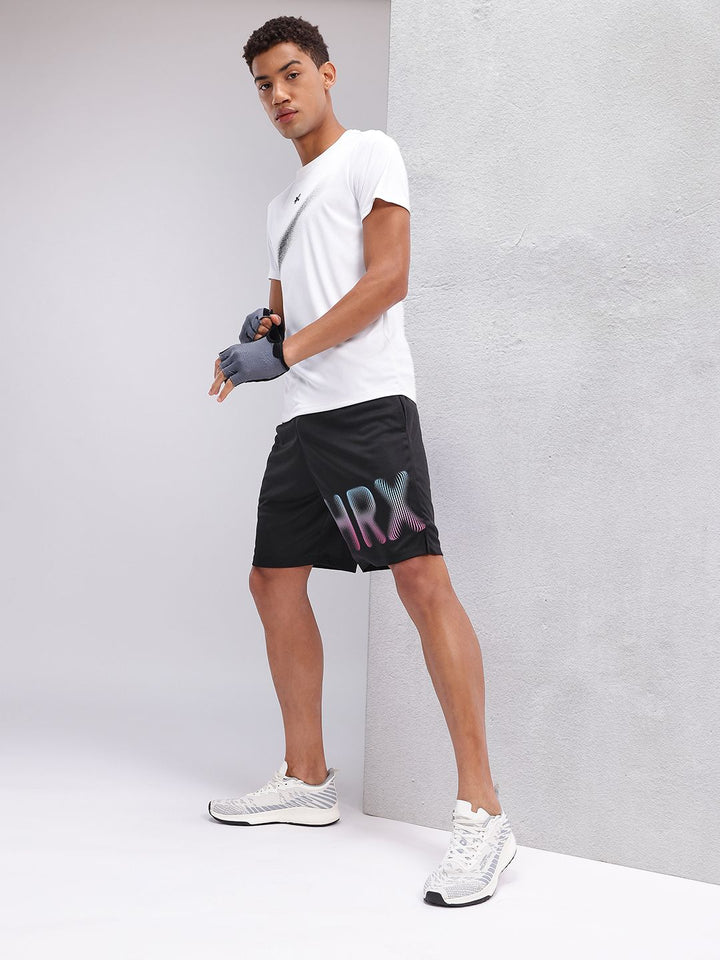 HRX by Hrithik Roshan Men Printed Rapid-Dry Training Sports Shorts