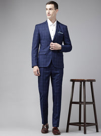 Park Avenue Neo Fit 2-Piece Checked Formal Suit