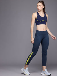 HRX by Hrithik Roshan Women Rapid Dry High Rise Slim Fit Cropped Training Tights