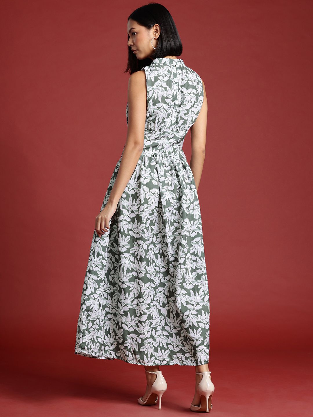 all about you Floral Print Fit & Flare Maxi Dress