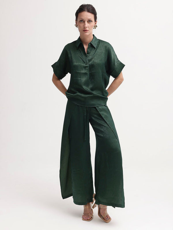 RAREISM Extended Sleeves Cotton Shirt Style Top