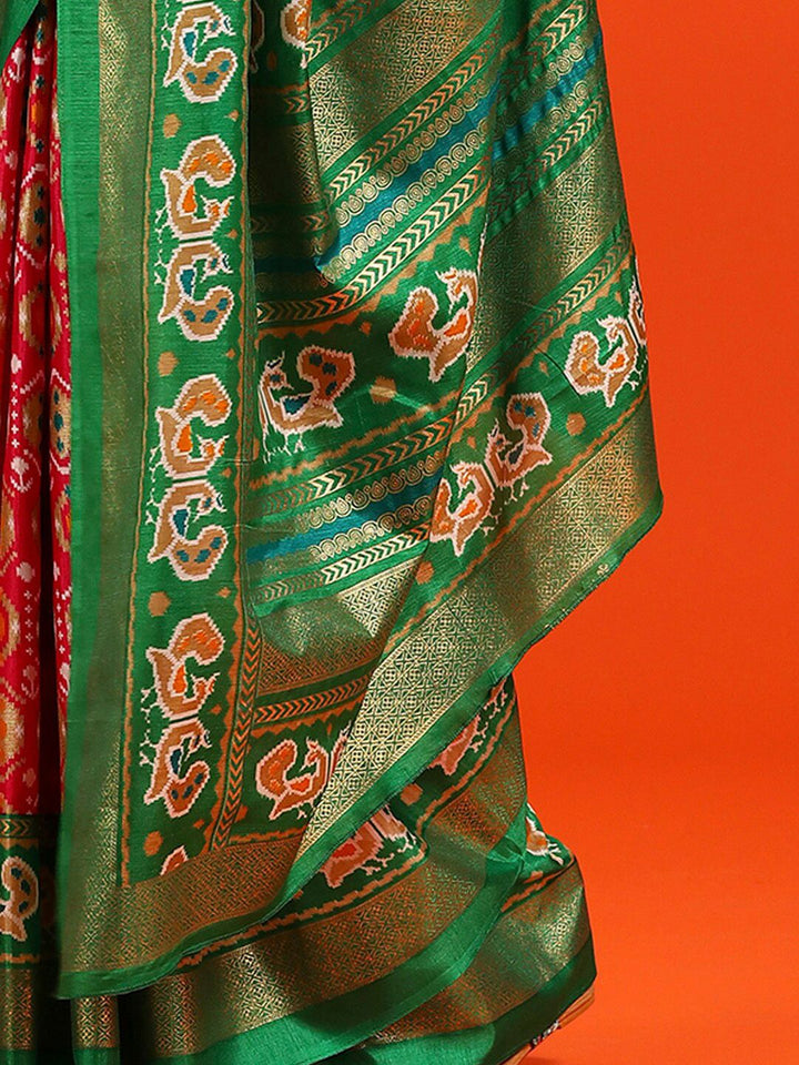 Saree mall Woven Design Zari Pochampally Saree