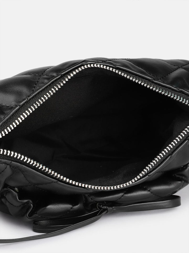 DressBerry Quilted Structured Handheld Bag