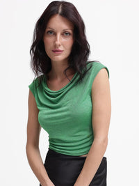 RAREISM Cap Sleeves Styled Back Top