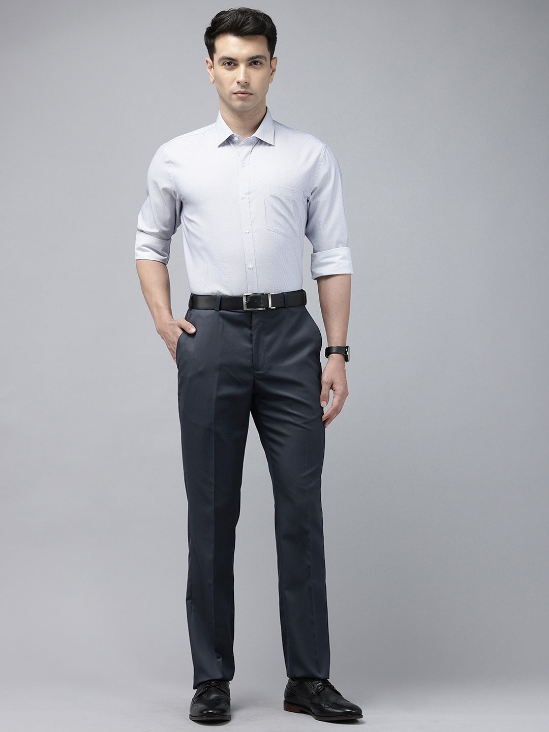 Park Avenue Men Regular Fit Formal Trousers