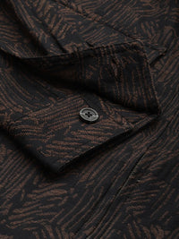 The Indian Garage Co Textured Drop-Shoulder Sleeves Relaxed Fit Casual Shirt