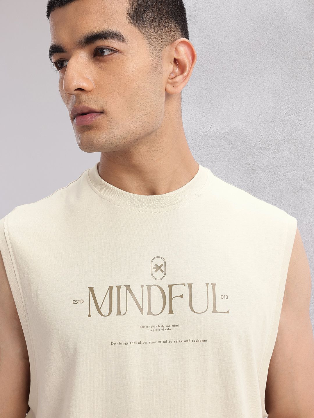 HRX by Hrithik Roshan Typography Printed Yoga T-Shirt