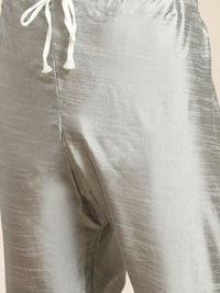 SOJANYA Men Grey Kurta with Churidar
