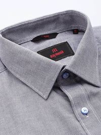 Raymond Self Design Slim Fit Pure Cotton Formal Shirt