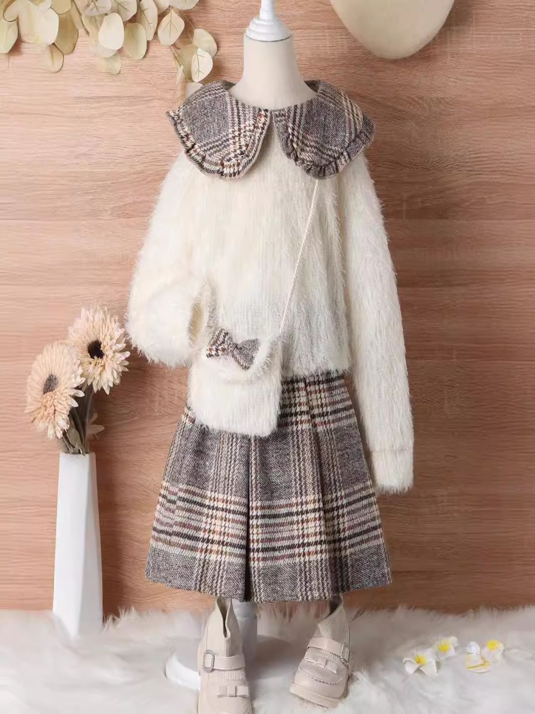 YK Girls Top With Skirt
