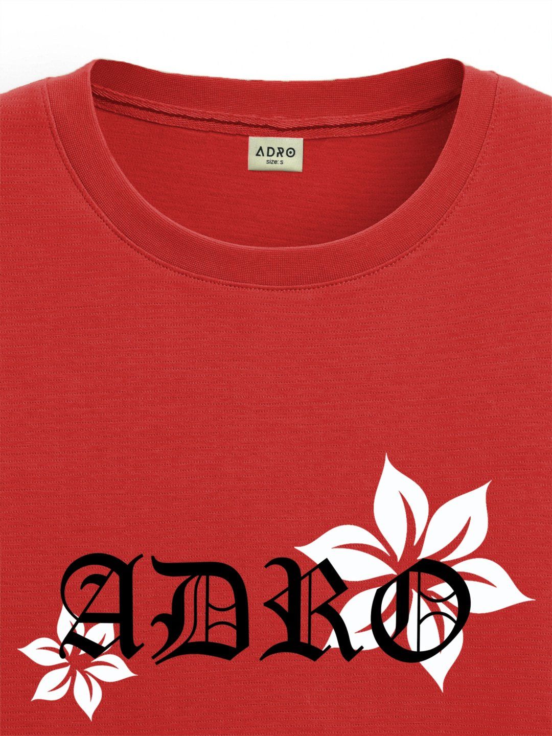 ADRO Men Typography V-Neck T-shirt