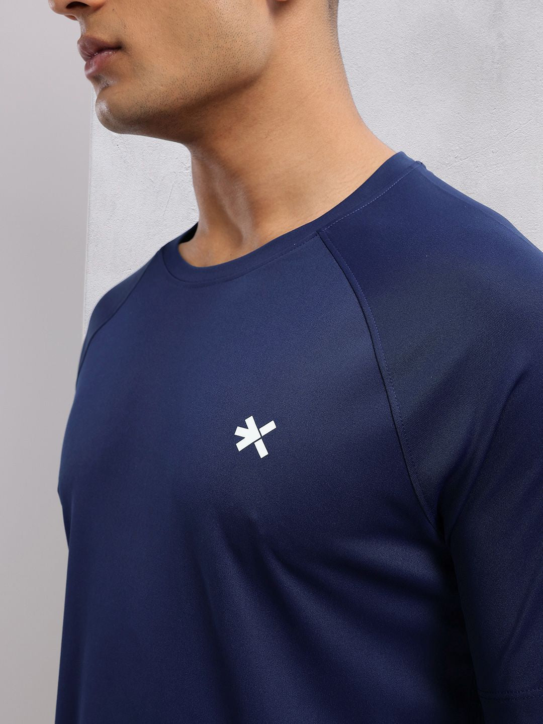 HRX by Hrithik Roshan Brand Logo Detail Raglan Sleeves Rapid-Dry Training T-shirt