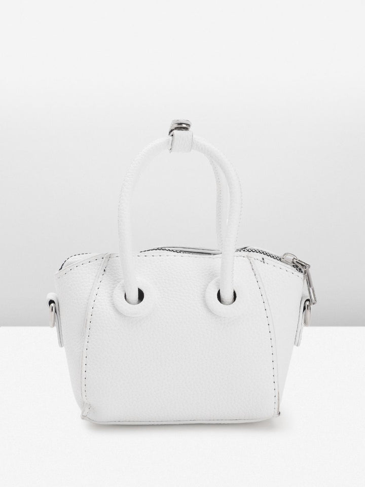 DressBerry Textured Structured Handheld Bag