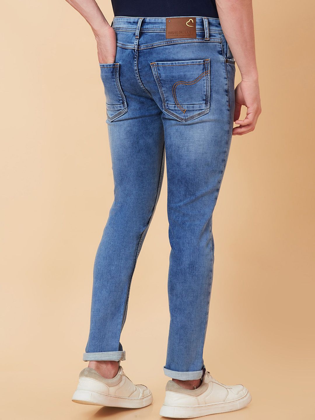 Being Human Men Slim Fit Heavy Fade Jeans