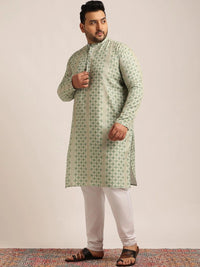 SOJANYA PLUS Men Ethnic Motifs Printed Indie Prints Kurta
