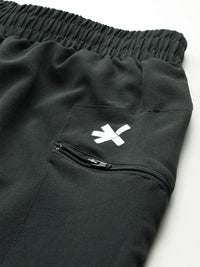 HRX by Hrithik Roshan Men Striped Detail Mid-Rise Rapid-Dry Training Track Pants