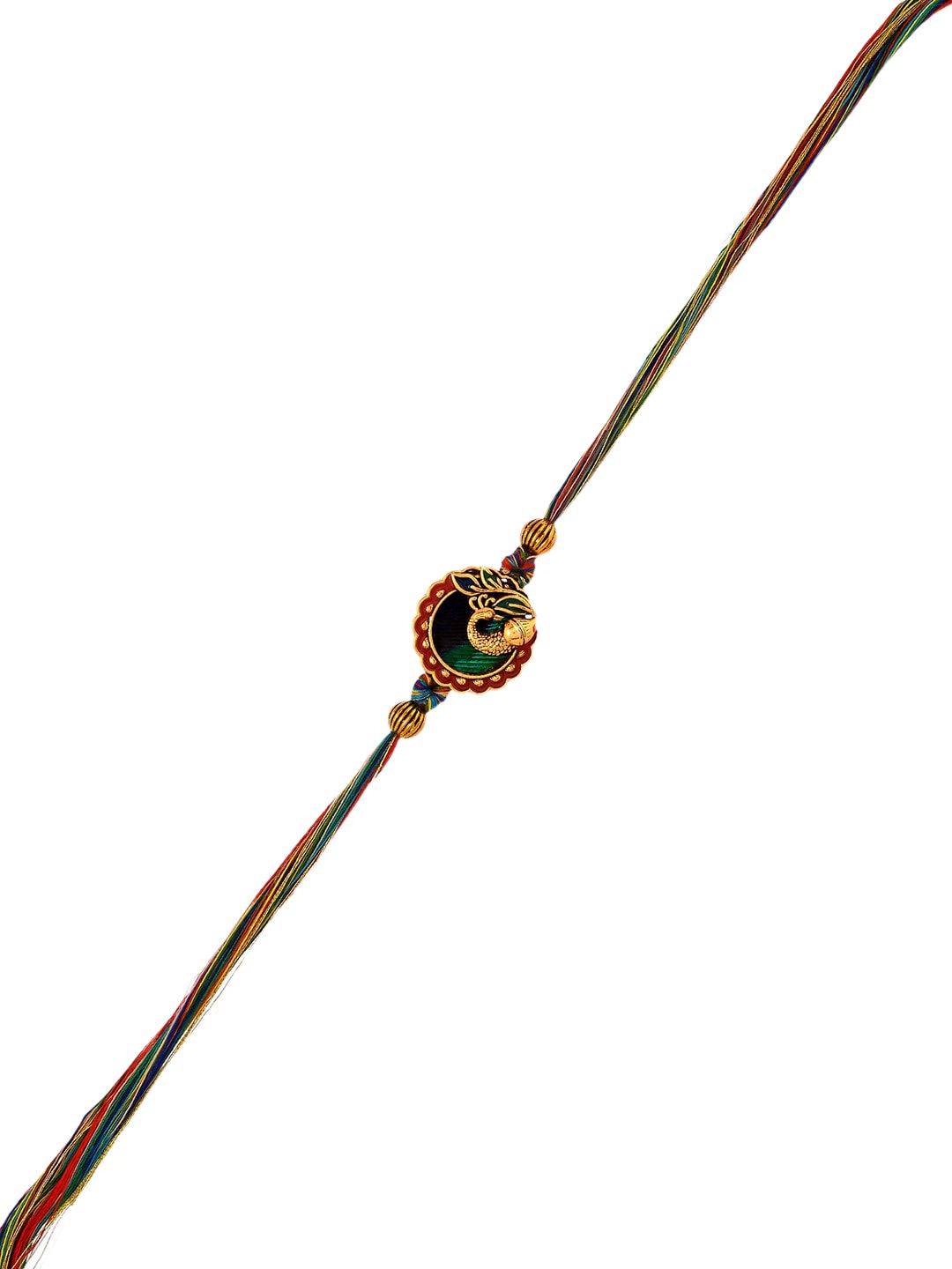 Rakhi Berhias Motif Merak Voylla