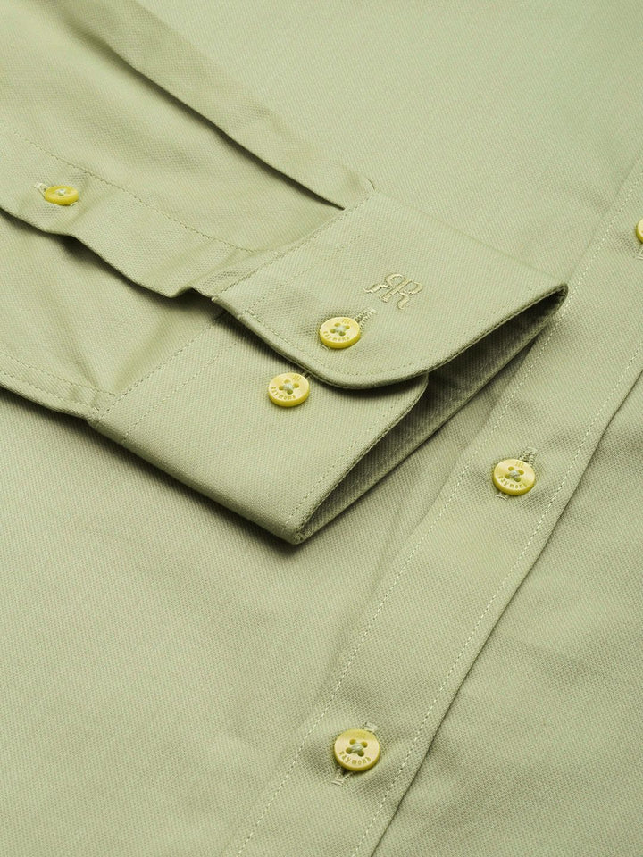 Raymond Slim Fit Self-Design Pure Cotton Formal Shirt