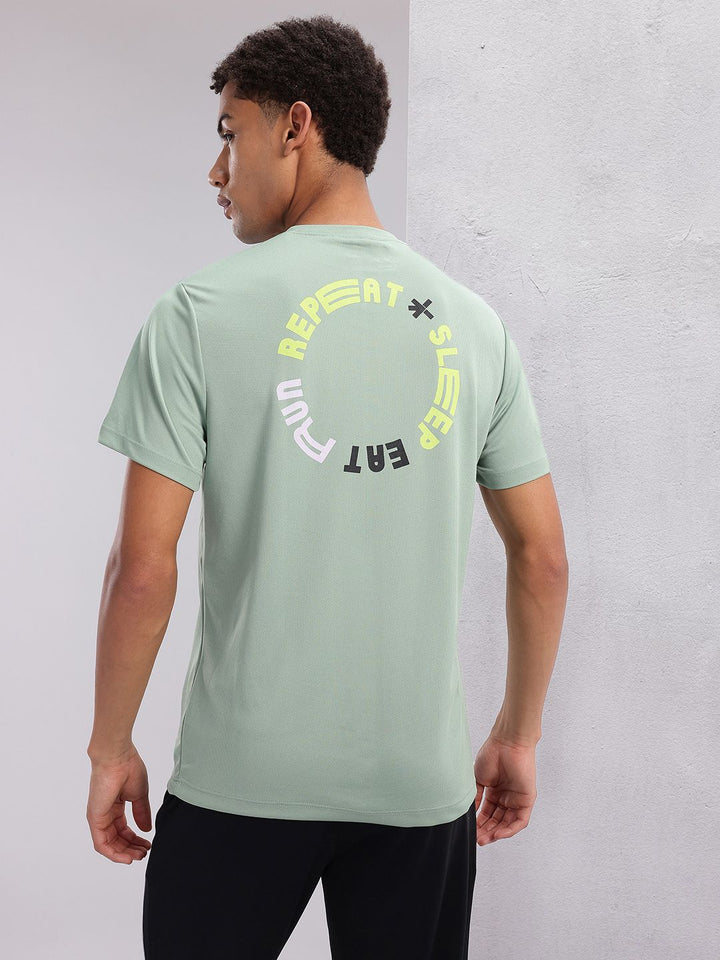 HRX by Hrithik Roshan Typography Print Rapid-Dry Running T-shirt