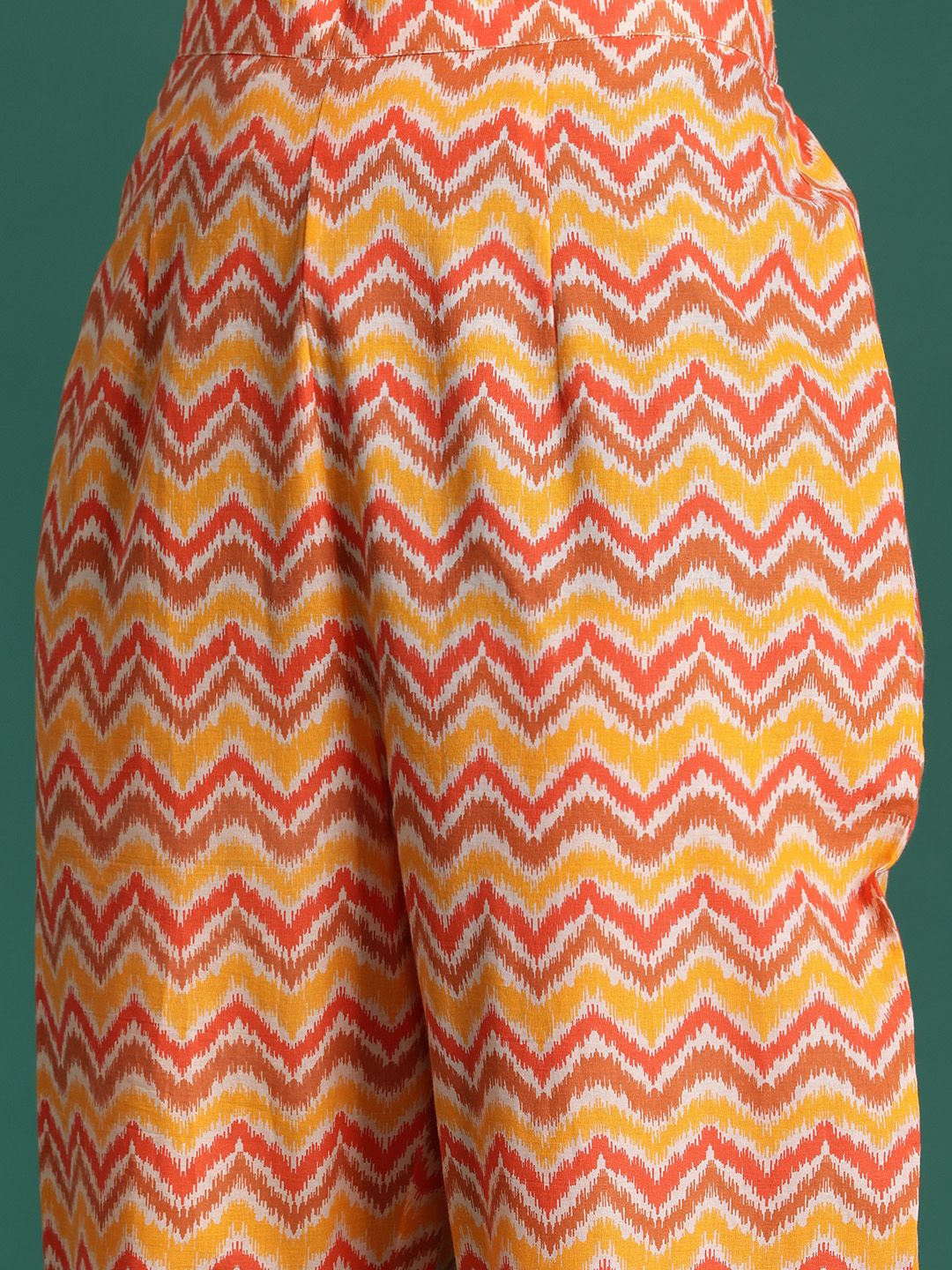 Indo Era Printed Empire Pure Cotton Kurta with Trousers