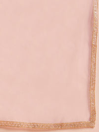 Indo Era Women Ethnic Motifs Embroidered Regular Thread Work Liva Kurta with Trousers & With Dupatta
