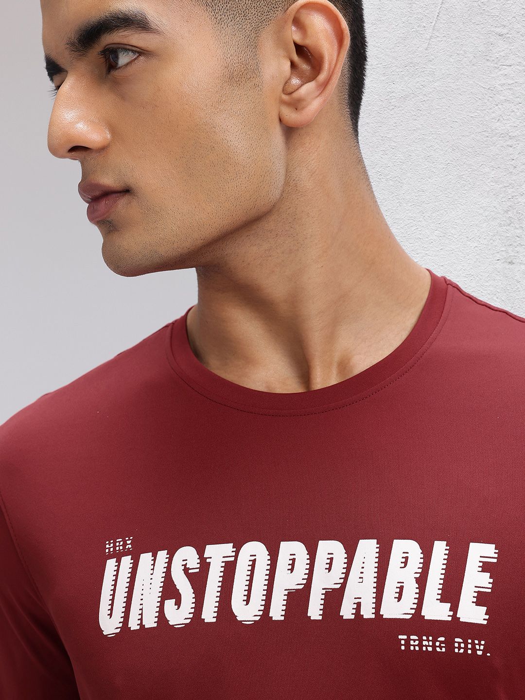 HRX by Hrithik Roshan Typography Print Regular Fit Training T-shirt