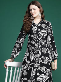 Indo Era Floral Printed Kurta with Trousers