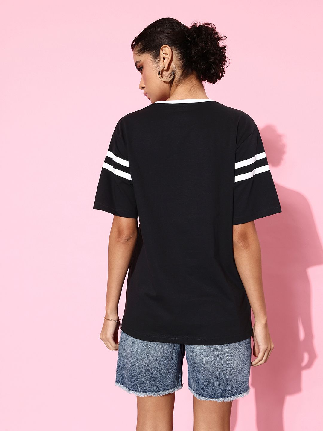 DILLINGER Women Striped Pure Cotton T-shirt
