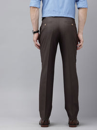 Park Avenue Men Checked Formal Trousers