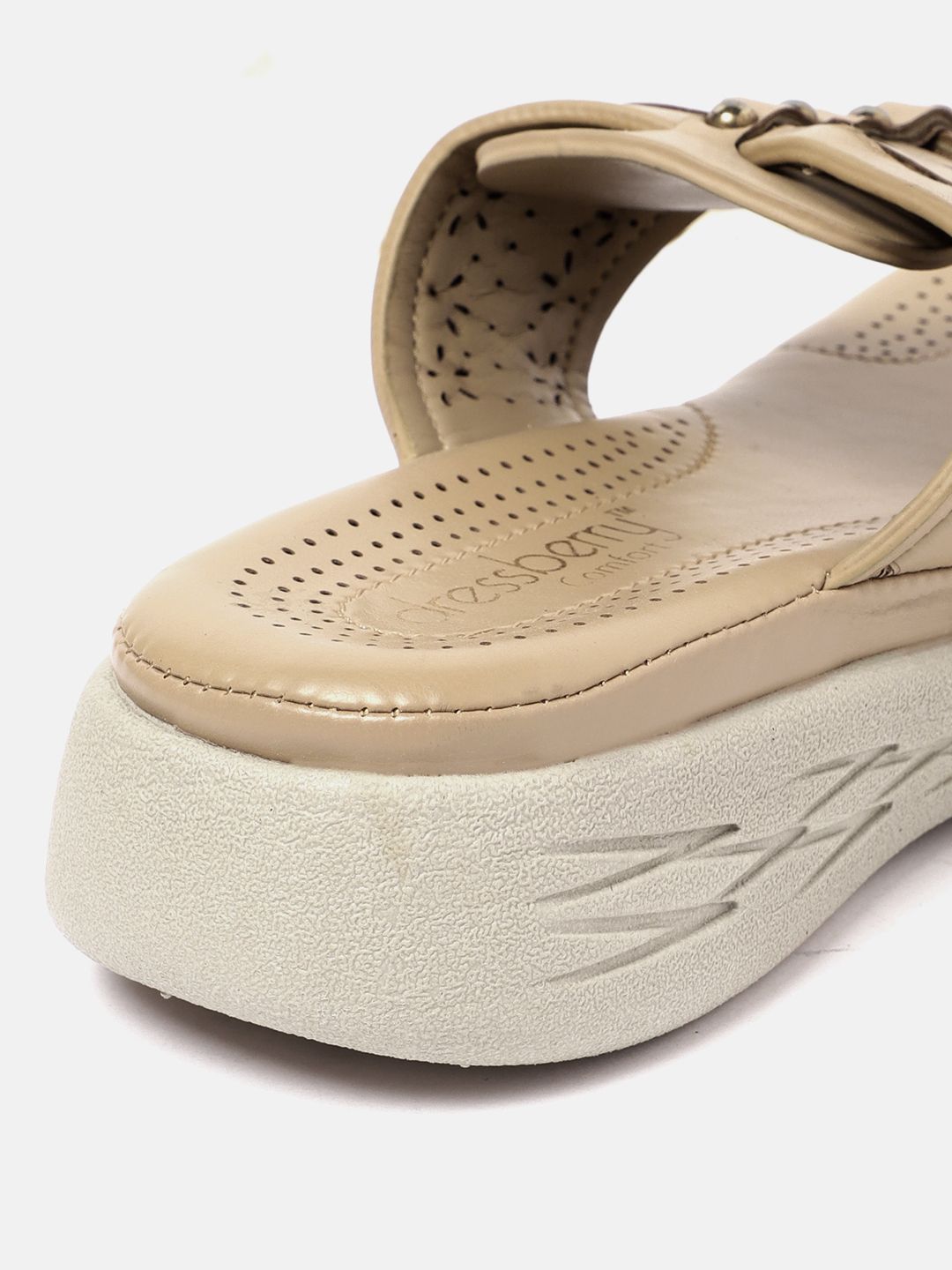 DressBerry Comfort Sandals with Laser Cuts