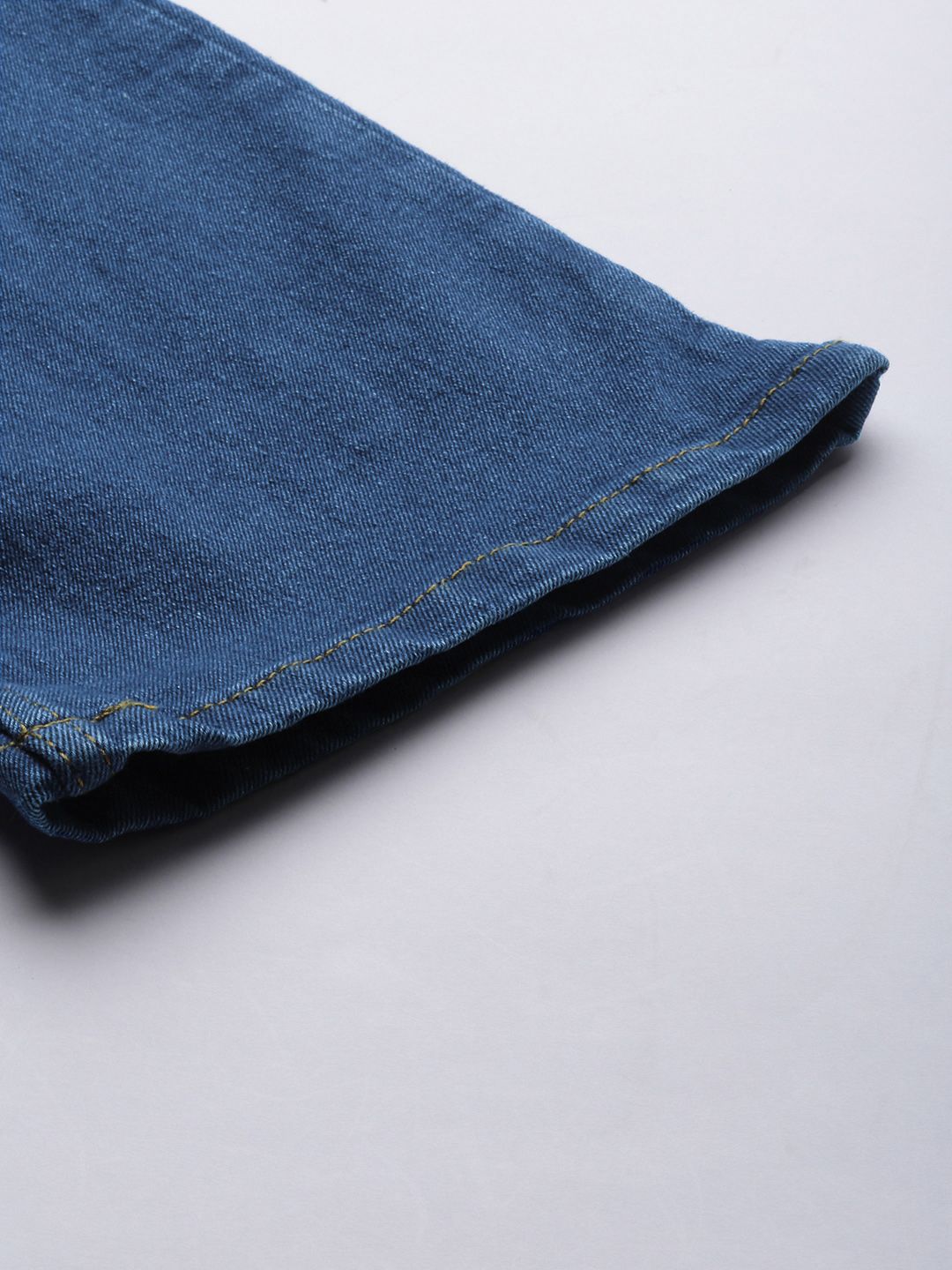 The Indian Garage Co Men Bootcut Light Fade Stretchable Jeans