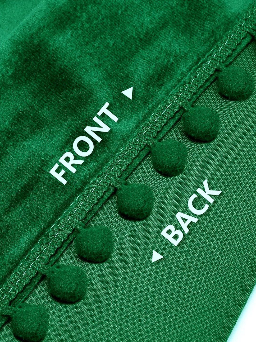 STITCHNEST Set of 2 Green Solid 5 feet Curtain