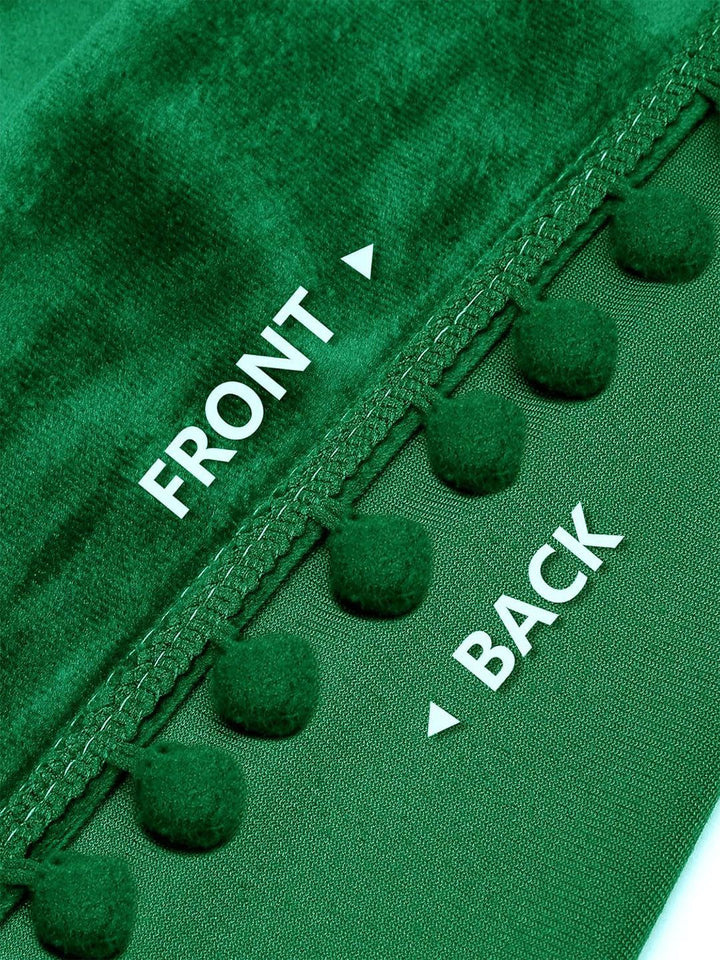 STITCHNEST Set of 2 Green Solid 5 feet Curtain