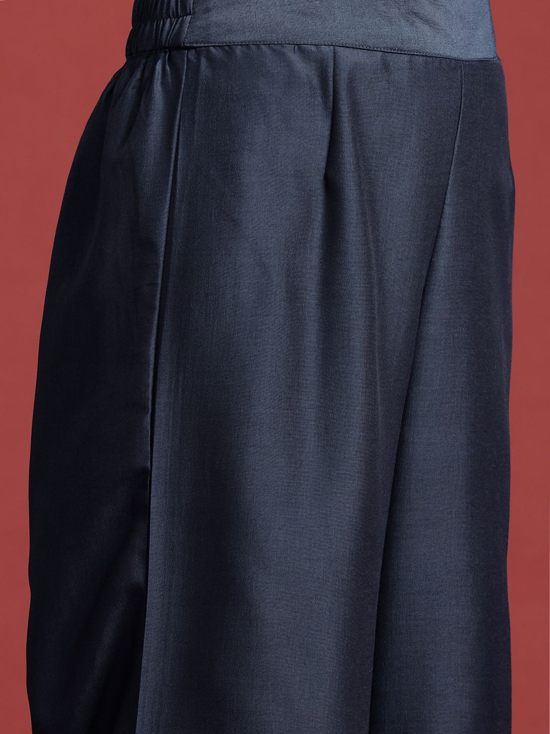 Anouk Ethnic Motifs Regular Kurta With Palazzos & Dupatta