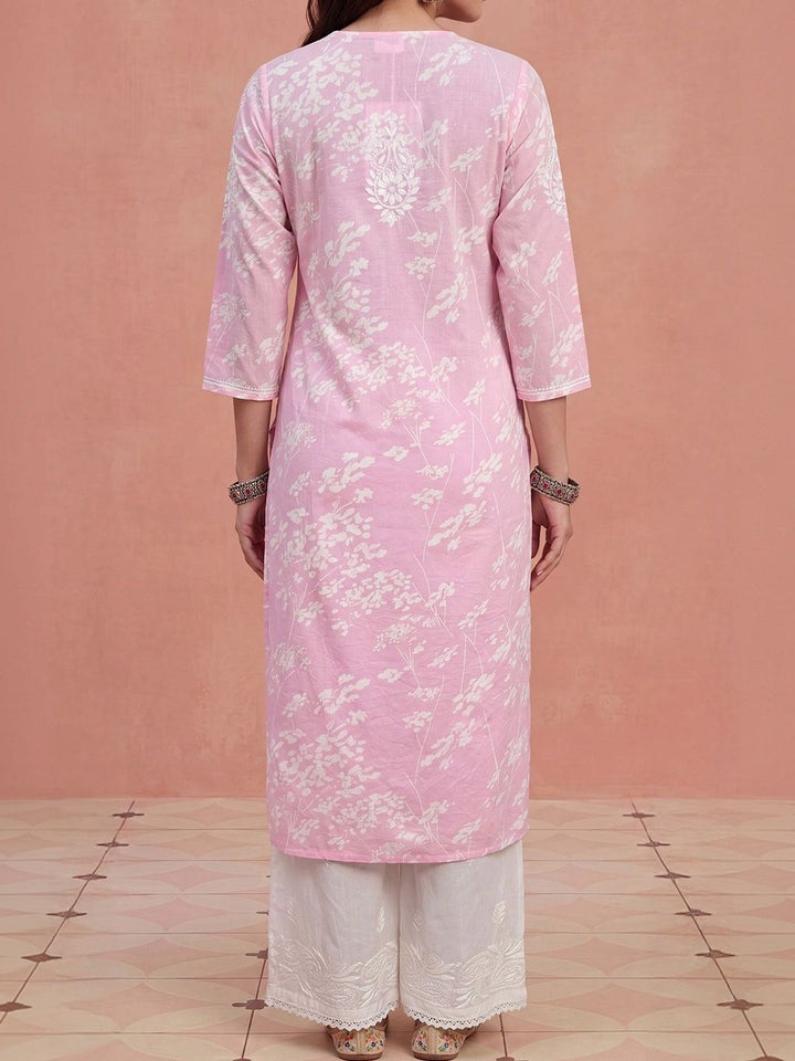 House of Chikankari Women Ethnic Motifs Embroidered Chikankari Kurta