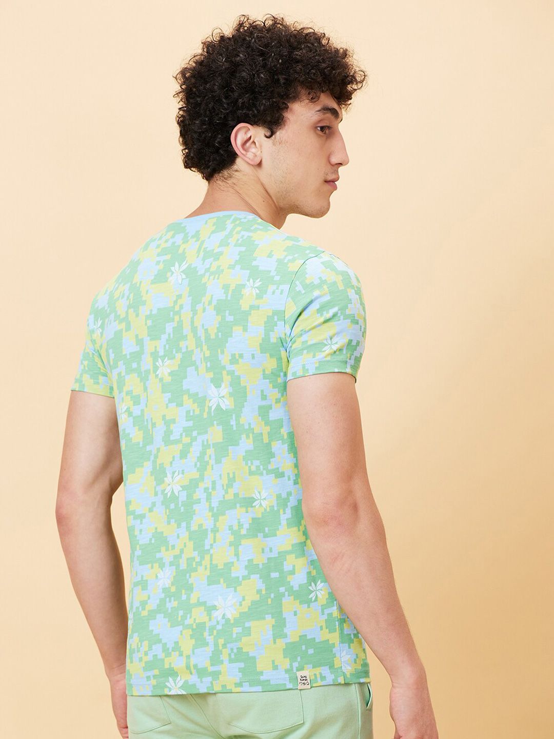 Being Human Geometric Printed Short Sleeves T-shirt