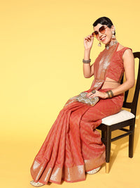 Saree mall Geometric Saree with Woven Design Border